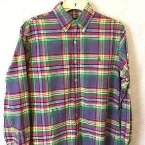Ralph Lauren Medium Custom Fit Rainbow Color Shirt